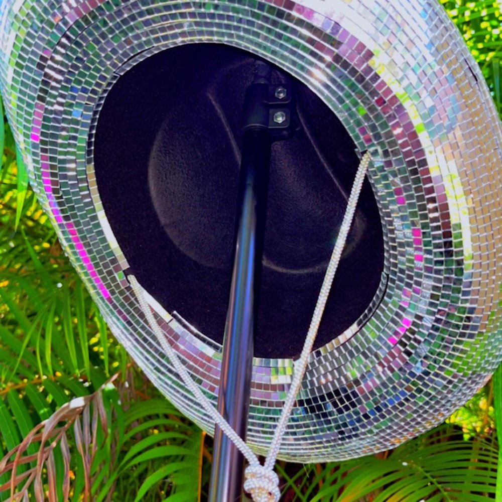 Disco Cowboy Hat | Disco Ball Hat | Mirror Disco Hat | Beyonce Di… - Picture 9 of 9